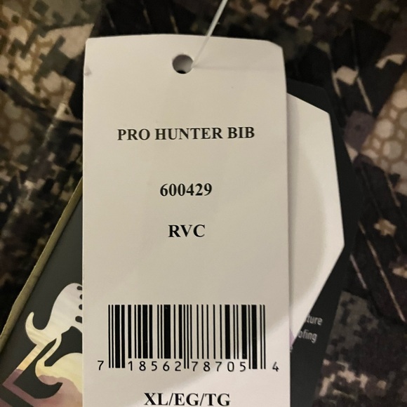 NWT- camouflage bibs XL- Rocky Pro Hunter Bib- Venator Camo pattern - Picture 4 of 4